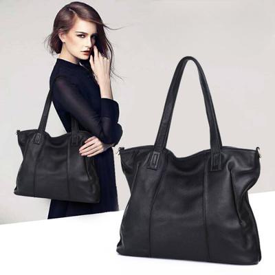 Nova bolsa feminina bolsa grande capacidade couro legítimo bolsa tote bolsa de ombro fashion bolsa de mão na moda