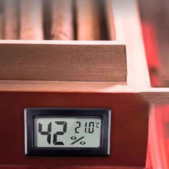 Mini Elektronisches Thermometer Hygrometer LCD-Anzeige Hohe Genauigkeit Thermo-Hygrometer Innenbereich Auto-Innenraum Digitales Feuchtigkeits-Temperaturmessgerät