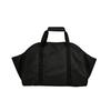 Folding Firewood Bag with a Broad Opening and Reinforced Handles for Hearth, Fire Pit, Camping, and Cabin Wood Transport