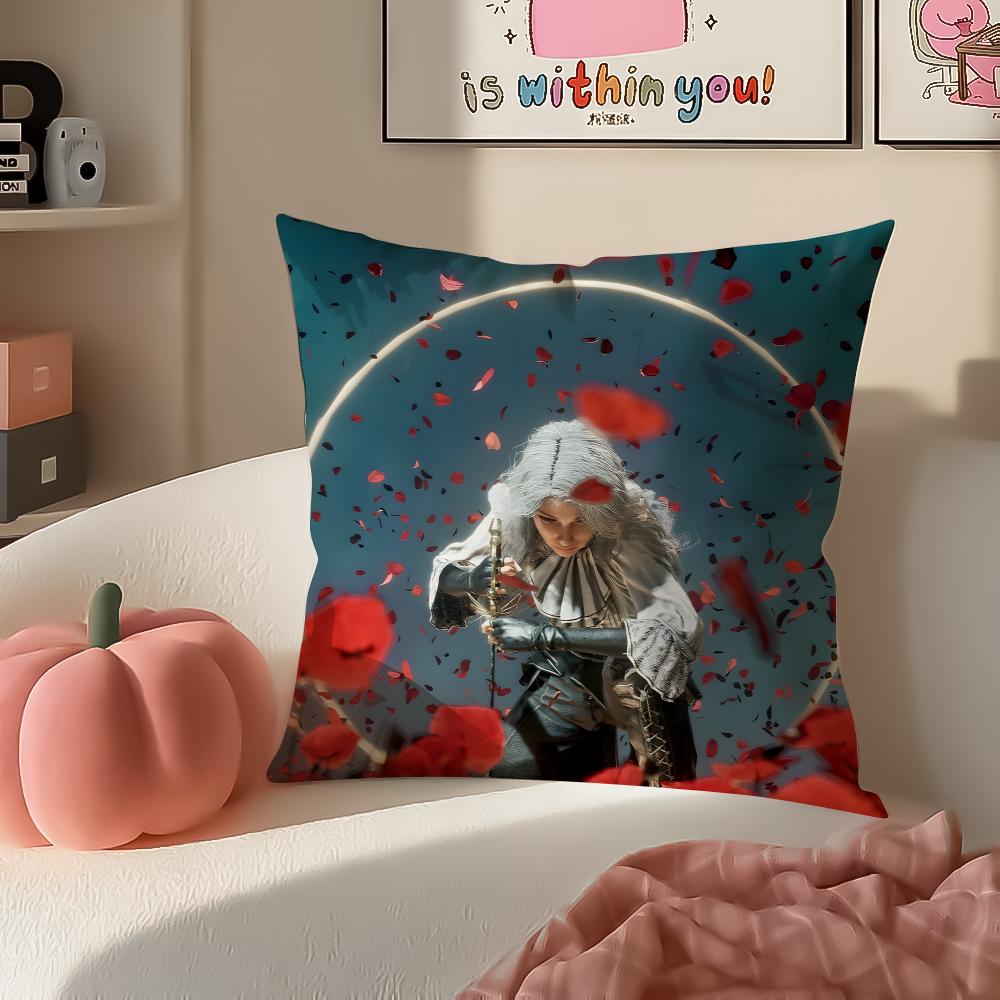 SciFi-Spiel CClair Obscur Expedition 33 Kissenbezug Kissenhülle Kurzer Plüsch Verdeckter Reißverschluss Raum Sofa Kissenbezug