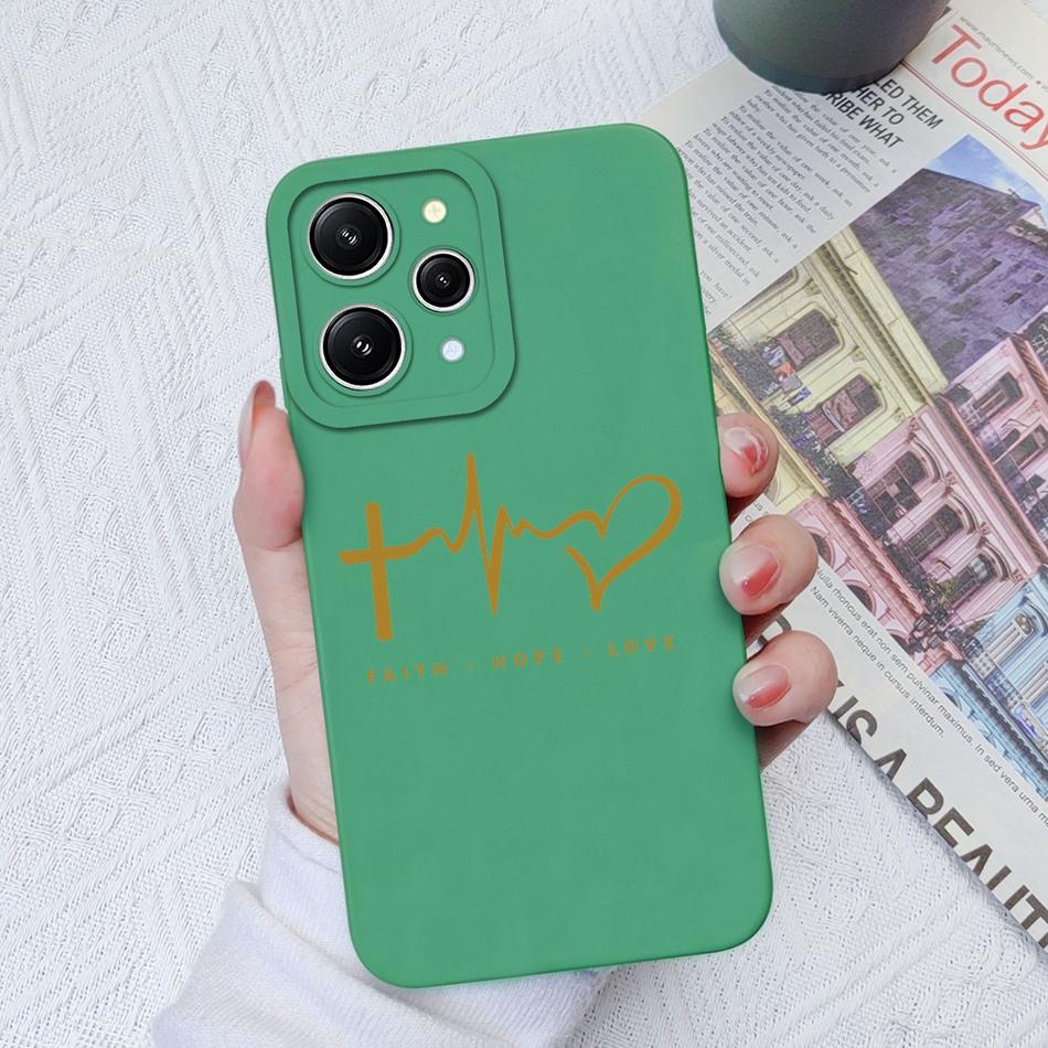 For Xiaomi Redmi 12 4G 5G 12C 11A Phone Case Hot Style Camera Protection Liquid Silicone Back Cover For Redmi12 12 C 11 A Bumper