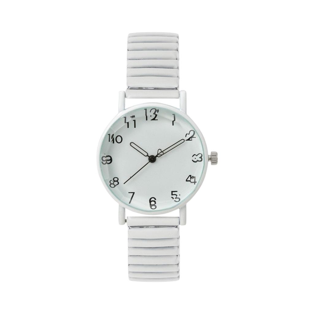 Elastic Strap Women's Watch Fashion Casual Quartz Student Digital Dial Versatile Wristwatch Dropshipping Reloj Mujer