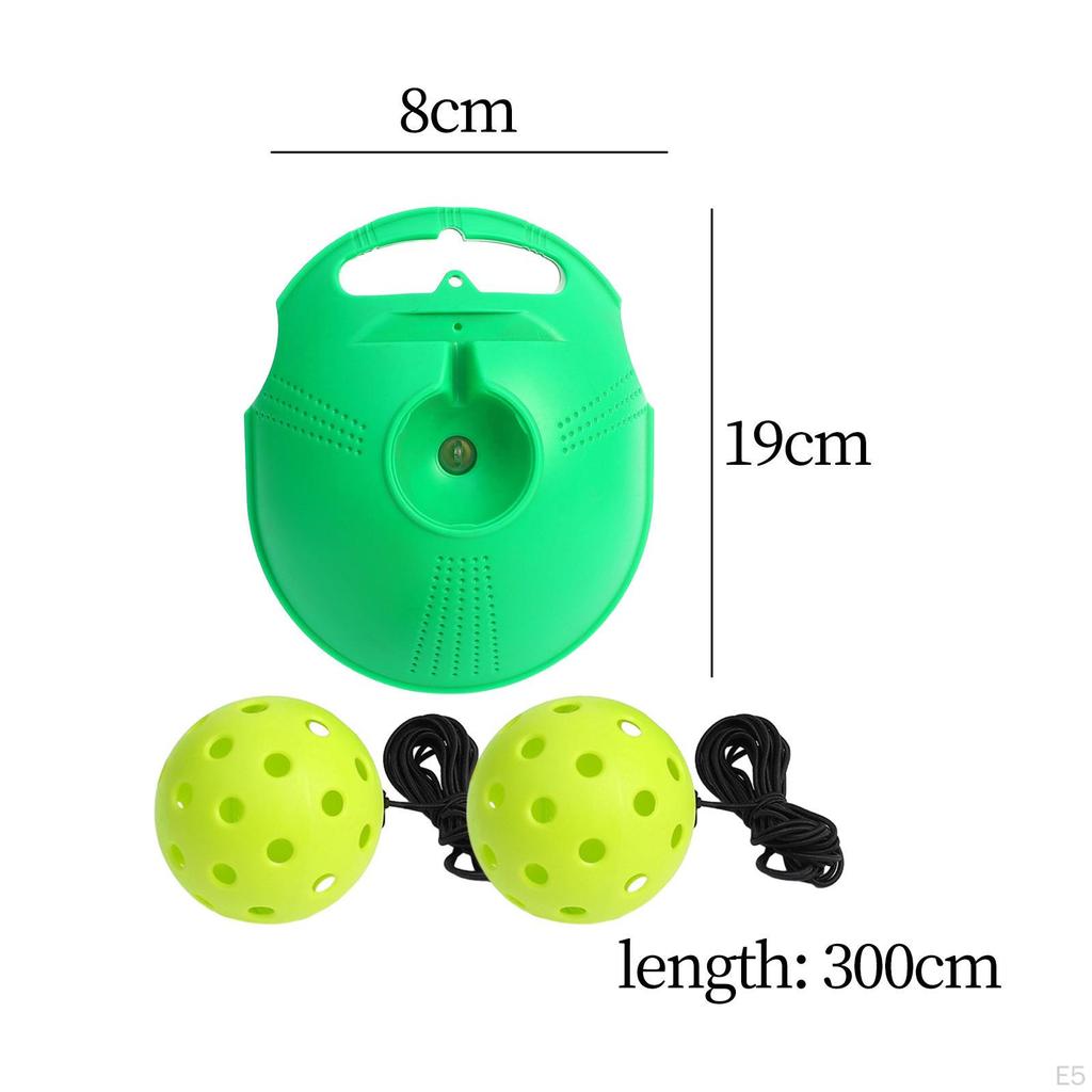 Pickleball Training Tool with Ball Rope Enhances Skills Self Study Sports