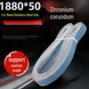 Zirconia Alumina Sanding Belt 1880x50mm, Blue, Wear-Resistant for Metal/Stainless Steel Polishing and Grinding.