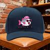 Unisex Fish Wearing Fashion Glasses and a Hat Trendy and Unique Cap Adjustable Baseball Cap Hat Trucker Cap Outdoor Sports