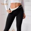 Women Leggings Elastic High Waist Embroidery Letter Print Yoga Pants Sporty Style Skinny Trousers Autumn Winter Bottoming Pants