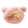 Bear Plush Pet Hat: Cute, Warm Headwear for Cats and Small Dogs