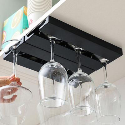 Bar Wine Glass Rack - No Drilling Cup Rack In Kitchen and Restaurant, Home Wine Glass Inverted Rack, Red Wine Glass Hanger