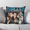 Sága stmívání Edward Cullen Čtvercový povlak na polštář Polyester Len Samet Tištěný Zip Dekor Potah na polštář do auta