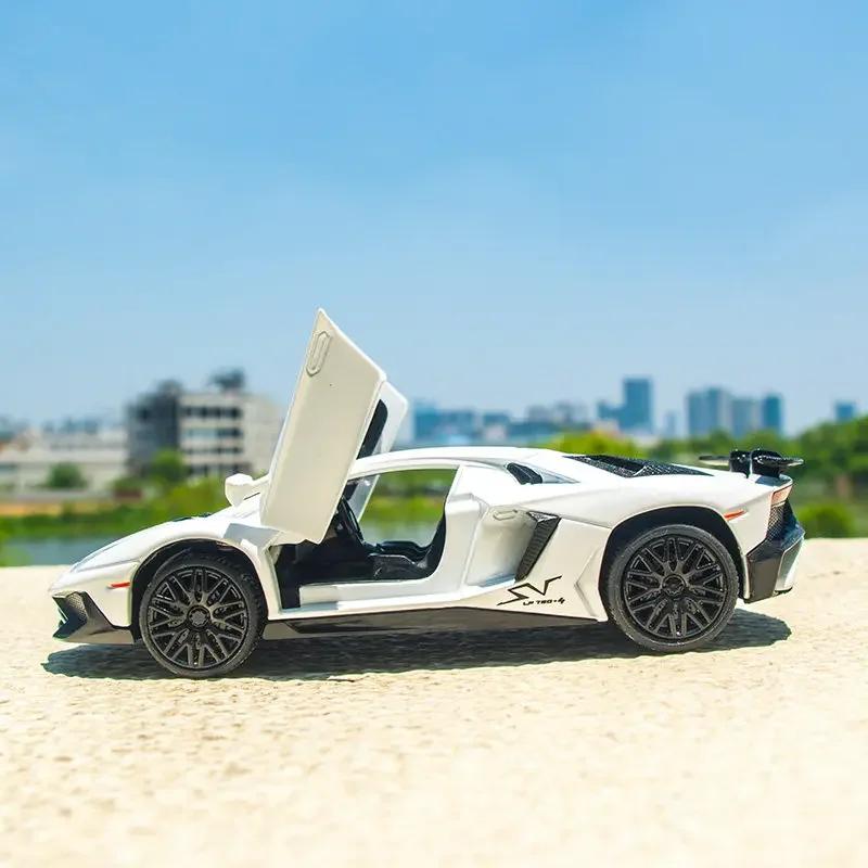 1:32 Aventador LP750-4 Sports Alloy Car Model Diecasts & Toy Metal Vehicles Car Model High Simulation Collection Kids Toys Gift