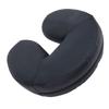 U Shaped Face Pillow Massage Face Cradle Cushion Massage Bed Pillow for Beauty Salon Black