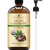 Handcraft Blends Cold-Pressed Organic Castor Oil 473ml Hair & Body