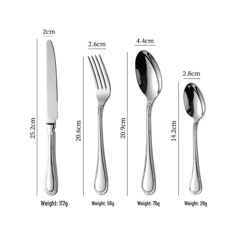 304 Stainless Steel Dining Cutlery Set