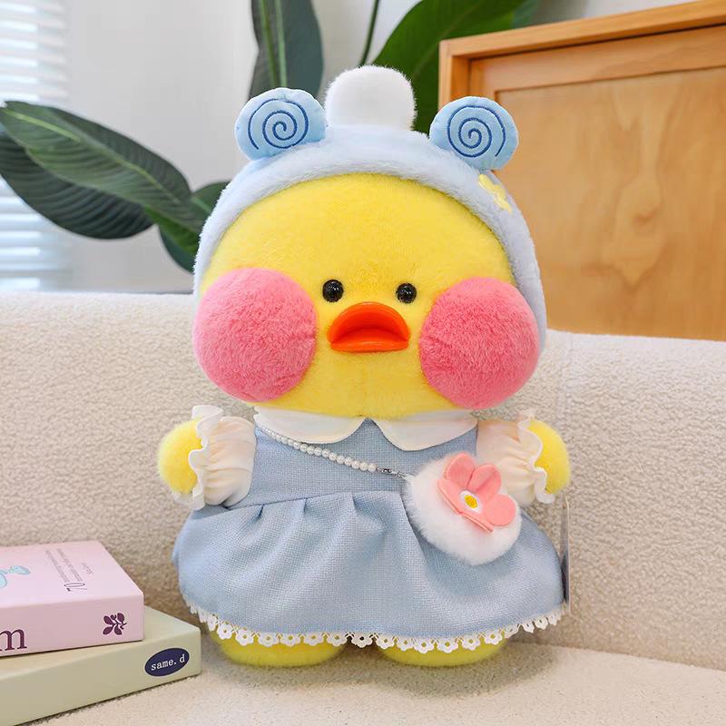 New Hyaluronic Acid Duck Duck Doll Cute Duck Plush Toy Wedding Throwing Doll Grabbing Machine Doll