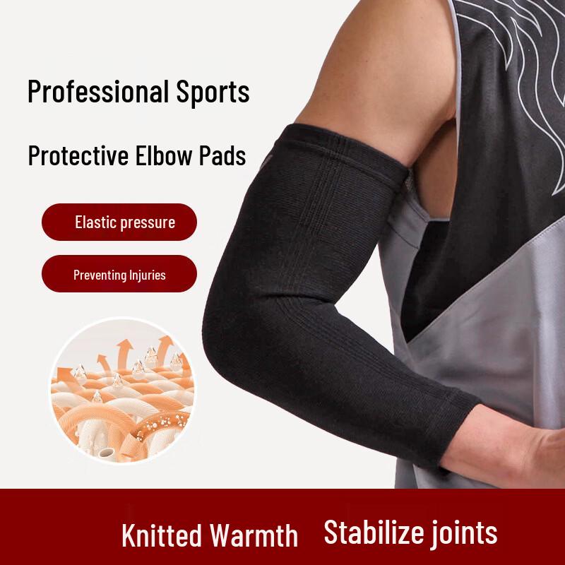 Knitted Compression Arm & Elbow Support Sleeve (Single) XL (Single)