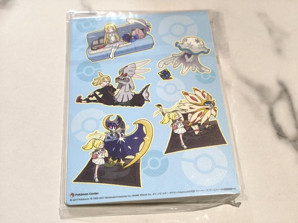 Pokémon TCG Lillie Cosmog Mini Card File Supply Collection File 2017 &