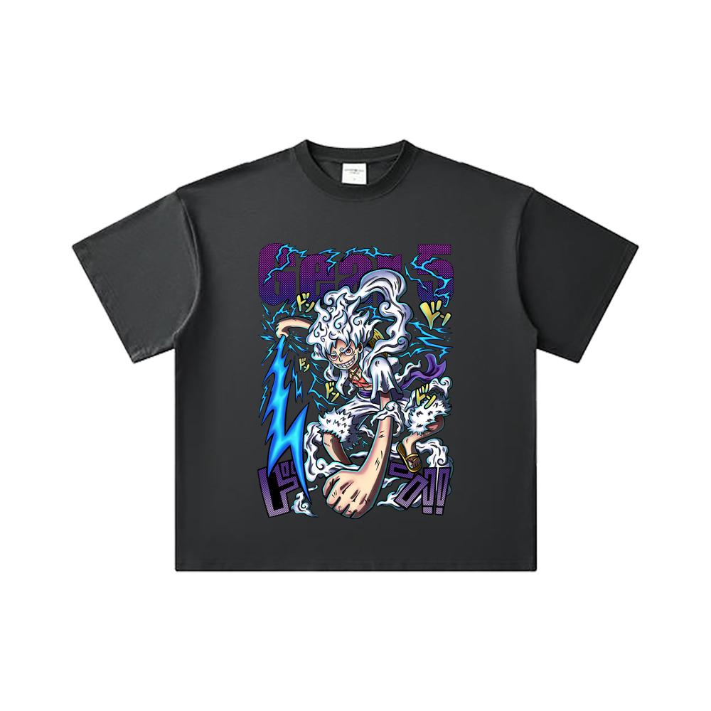260 GSM Double Yarn 32 Count 100% Cotton One Piece V31 Nika Gear Print Unisex Heavy Cotton T Shirt