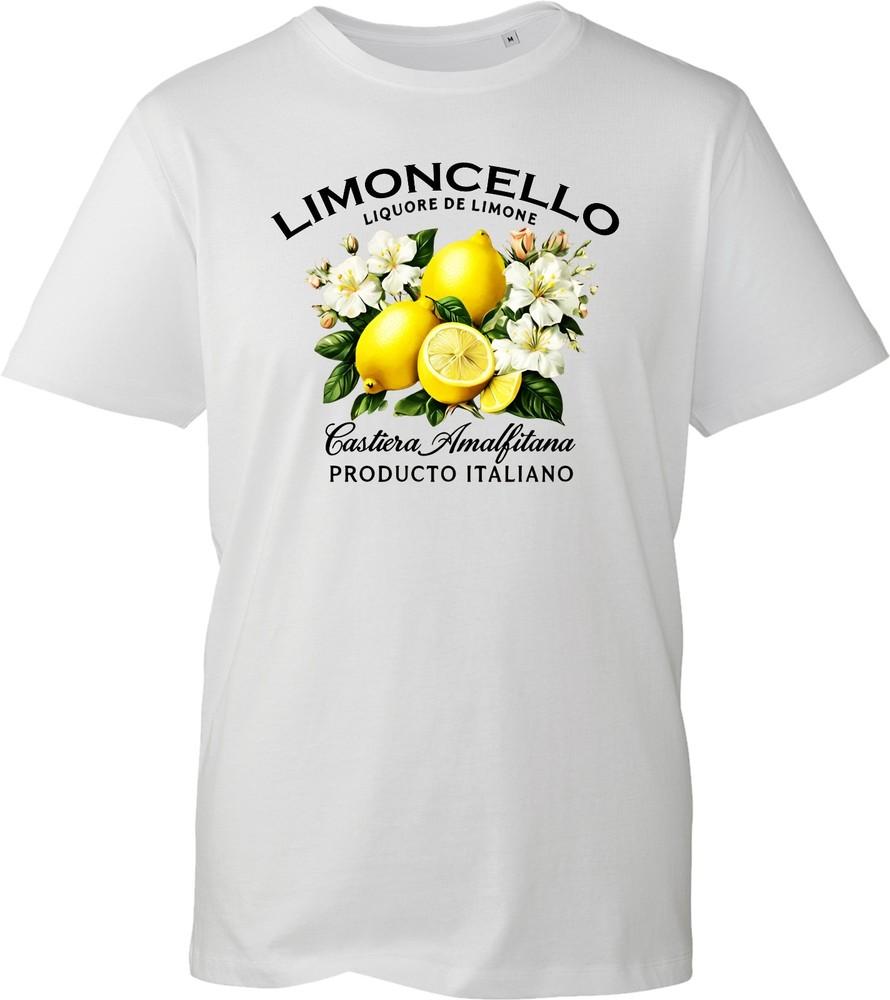 Limoncello Unisex T Shirt Italian Lemon Graphic Tee Amalfi Coast Cotton Top S