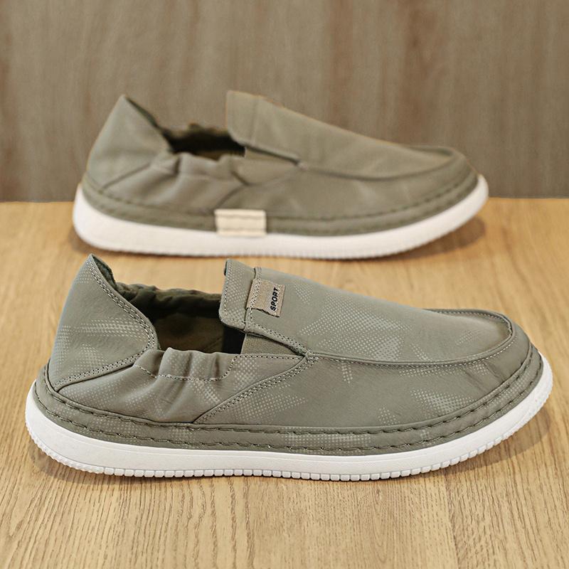 Nowe męskie wygodne buty sportowe buty codzienne Oddychające modne wygodne codzienne buty męskie wsuwane płócienne buty sneakersy