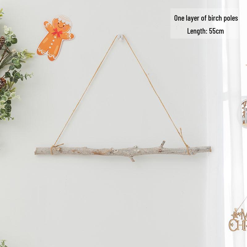 

Wooden Triangle Christmas Tree Ornaments - Mall Window Display Decoration Props