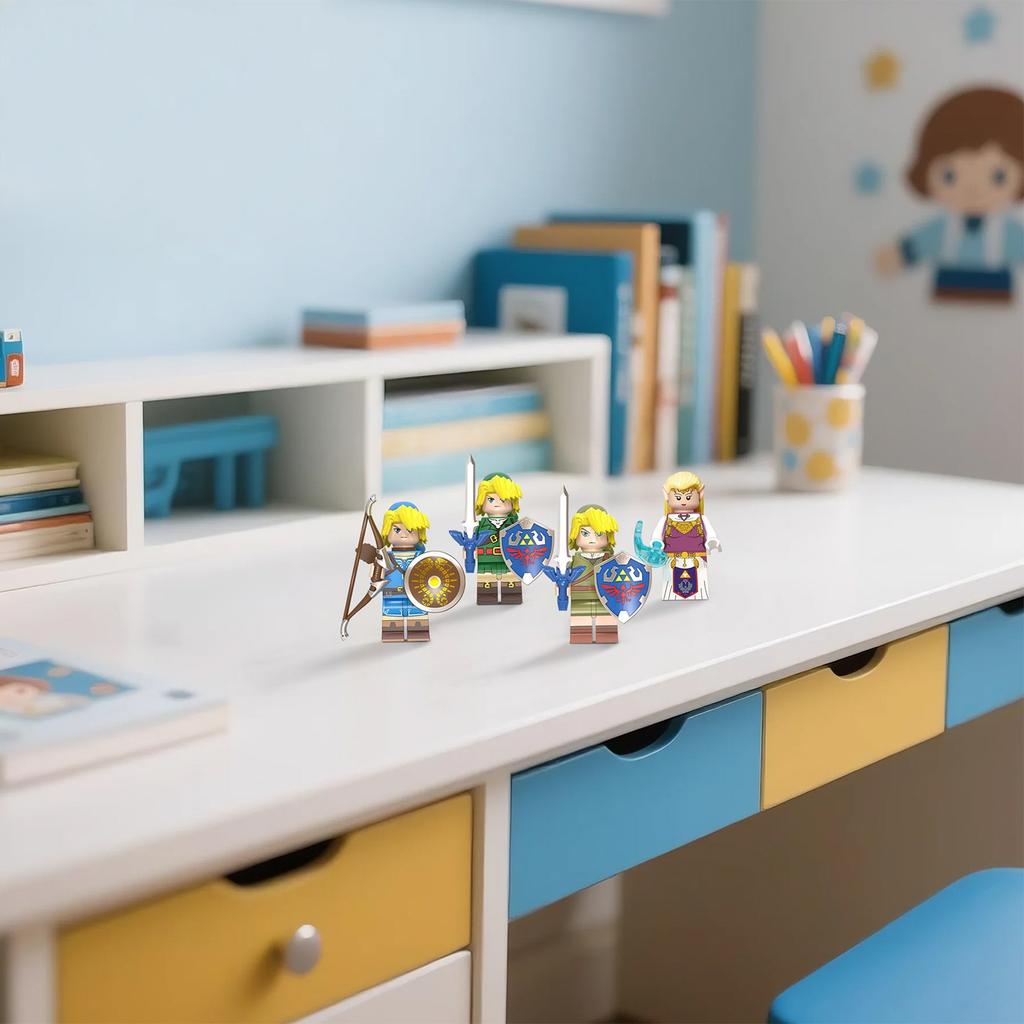 4PC Children's Building Block Figurines Are The Best Gifts For Kids