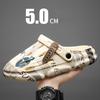 Fashion Men's Outdoor Slippers Spring Summer Beach Shoes Thick Bottom Sport Sandals Two-in-One Mesh Trendy Slippers Sneakers for Men