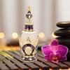 Decorative Glass Perfume Bottle Alloy Aroma Container Empty Refillable Essential Oil Diffuser Travel Sub Bottle Gift