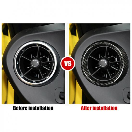 For 2016- Chevrolet Camaro Air Vent Outlet Cover Interior Trim Carbon Fiber