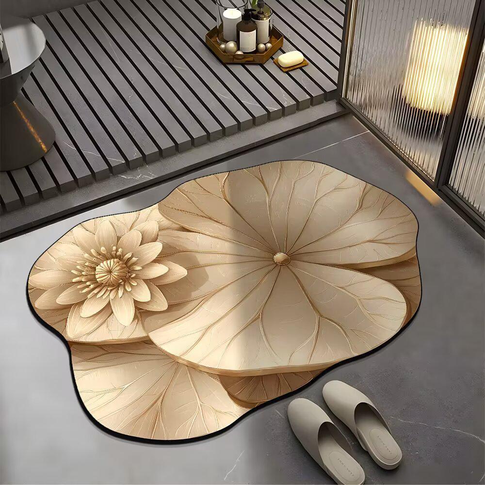 Diatom Mud Stain-Resistant Quick-Dry Bathroom Mat
