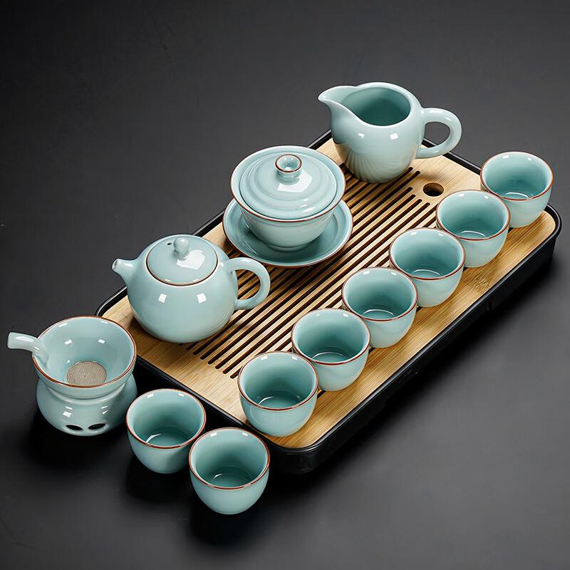 Lainuo Guanyao Xianchun 12-Piece Tea Set with Tray