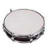 Snare Drum 14 Inch Super Slim Stainless Steel Student Snare Drum with Drumsticks for Practice Performance Wine Red