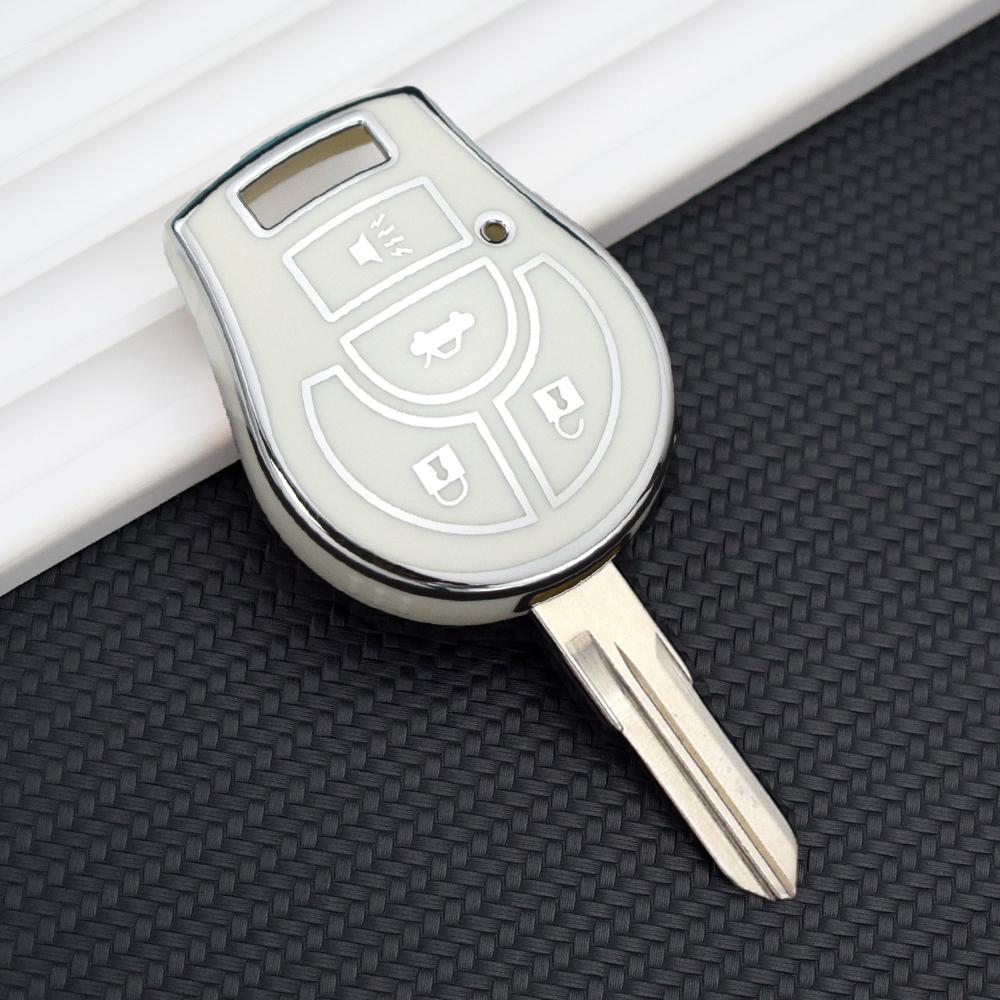 TPU Car Key Case Cover for Nissan Versa March Tiida Altima Armada Cube Juke Maxima Pathfinder Rogue Sentra Shell Fob Holder Bag