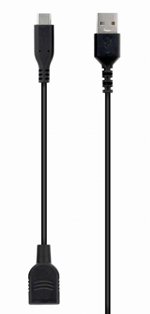 Princeton Microphone Mute Volume Adjustment Headset Cable with Noise Canceling Microphone Function USB-A USB-C 1.8m UB-HSUSB2