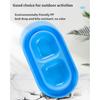 Ants Resistant Double Compartment Cats Feeders Bowl for Pet Food and Water Suitable for Indoor and Outdoor Use
