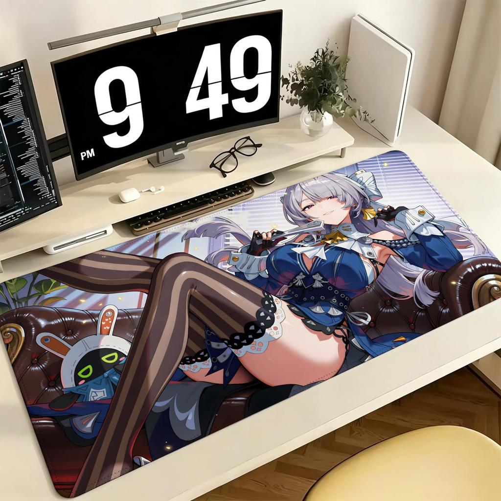 Zenless Zone Zero Velina Airgid Pro ESports Mousepad Extra Large NonSlip Stitched Edge Keyboard Laptop Desk Mat For Pc Gamer