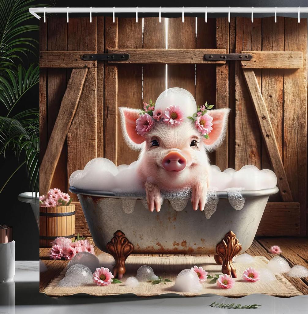 Nautical Shower Curtain, Funny Surreal Image of a Grey Cat Diving in The Deep Ocean Colorful Reef, Cloth Fabric Bathroom Decor