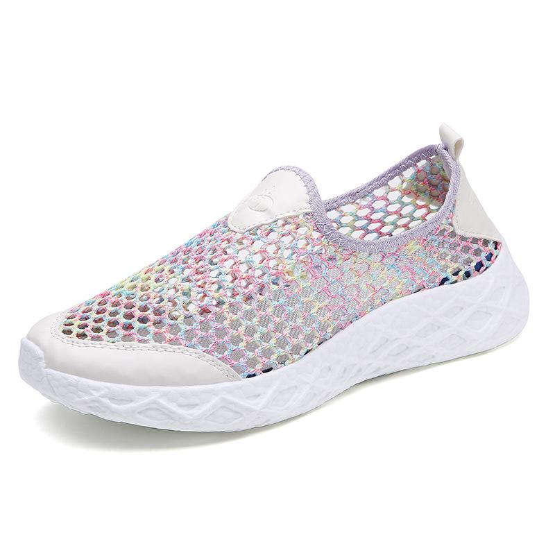 Casual Shoes for Women Spring and Summer Mesh Shoes Mesh Shoes Lightweight and Comfortable Hollow Single Mesh Shoes