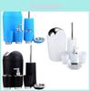 Bathroom Accessories Six Piece Plastic Washroom Set With Toothbrush Organizer And Cup For Gift And Travel