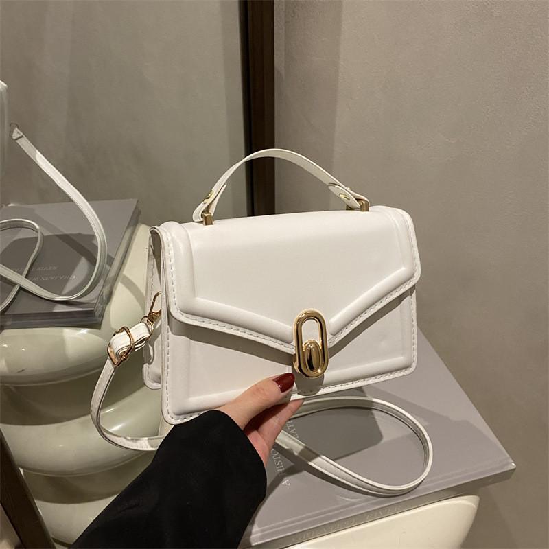 Pu Small Square Shoulder Bag With Magnetic Closure For Casual Daily Use