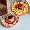 Kreativer Cowboyhut Keramikteller mit geteilter Knödelplatte Frühstücksgeschirr Partygeschenke