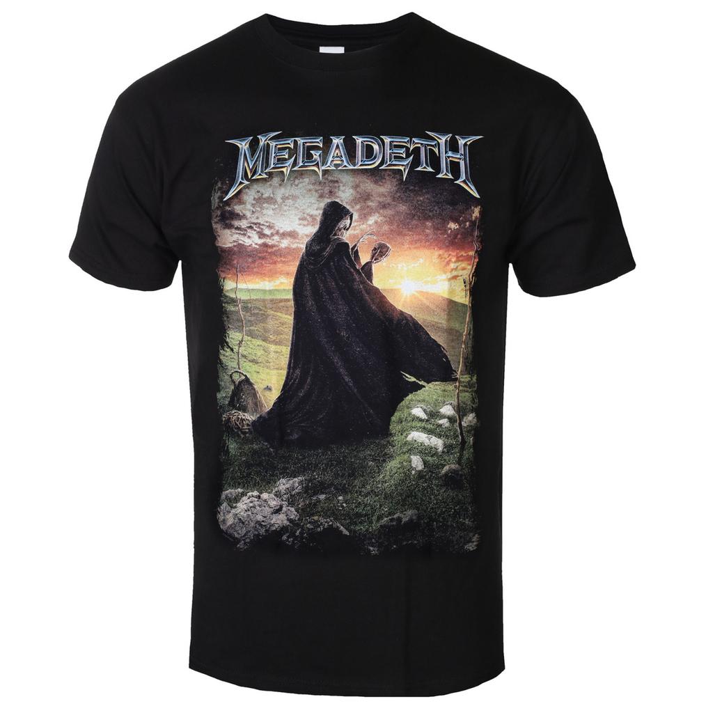 Retro Summer Megadeth Graphic Cotton Tshirt Unisex Summer Short Sleeve Fashion Brand Tee Luxury Casual Vintage Tees