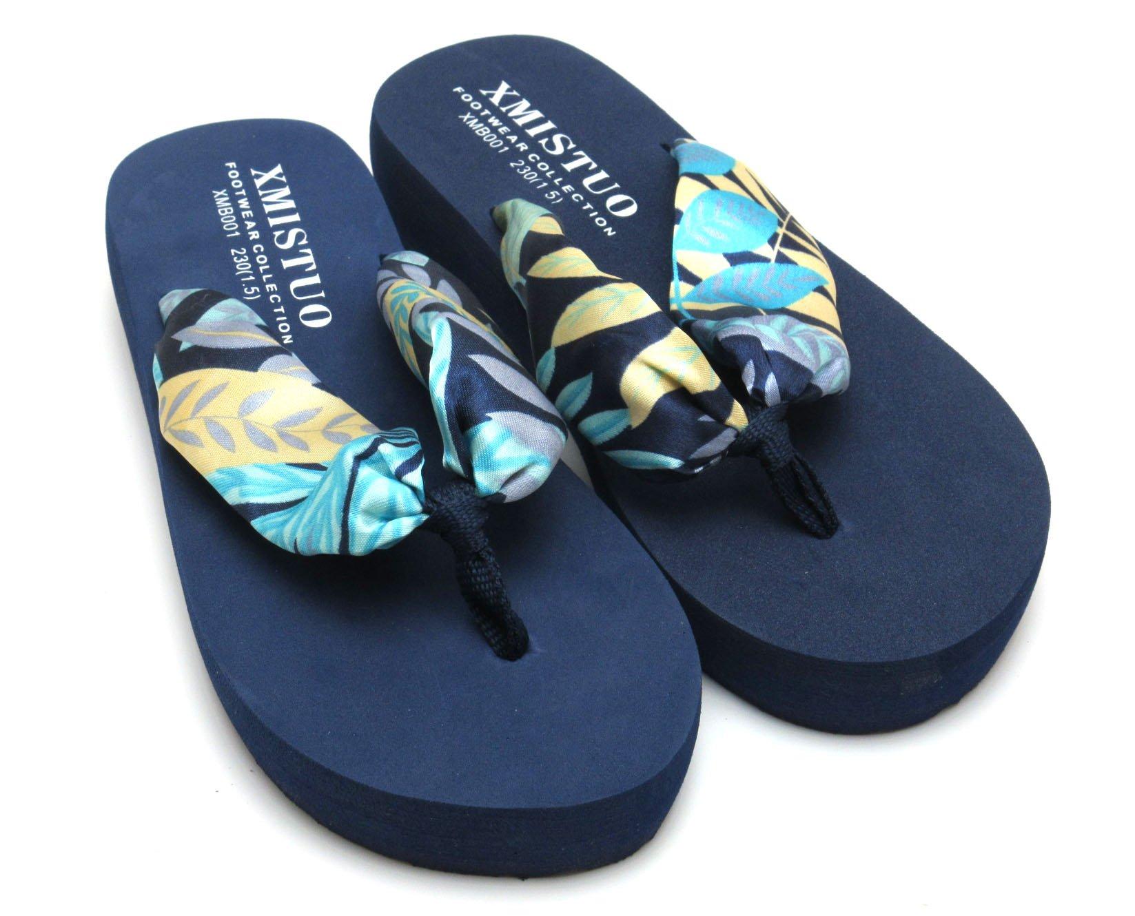 

Женские сандалии на среднем каблуке Panda Family Silk Band Beach, размер 36, синие, синий