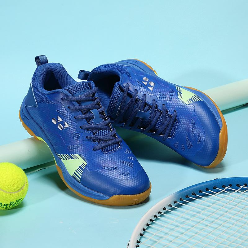 Large Size New Low-top Men's Professional Badminton Training Shoes, Cushioning Sneakers, Breathable Table Tennis Shoes