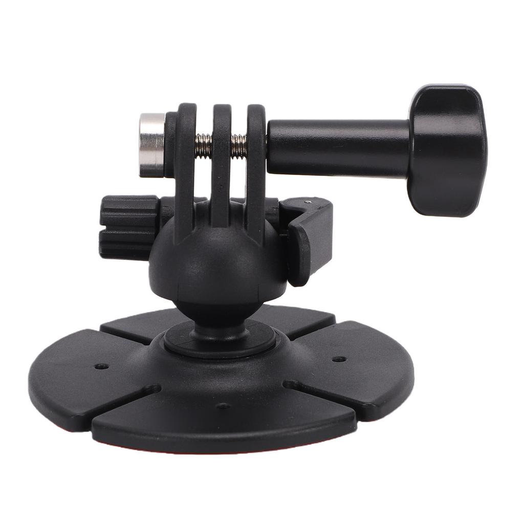 Ball Head Fit for DJI POCKET 3 Action Camera ABS PC Strong Adhesive Two Prong Action Camera Mount Base for Car Helmet