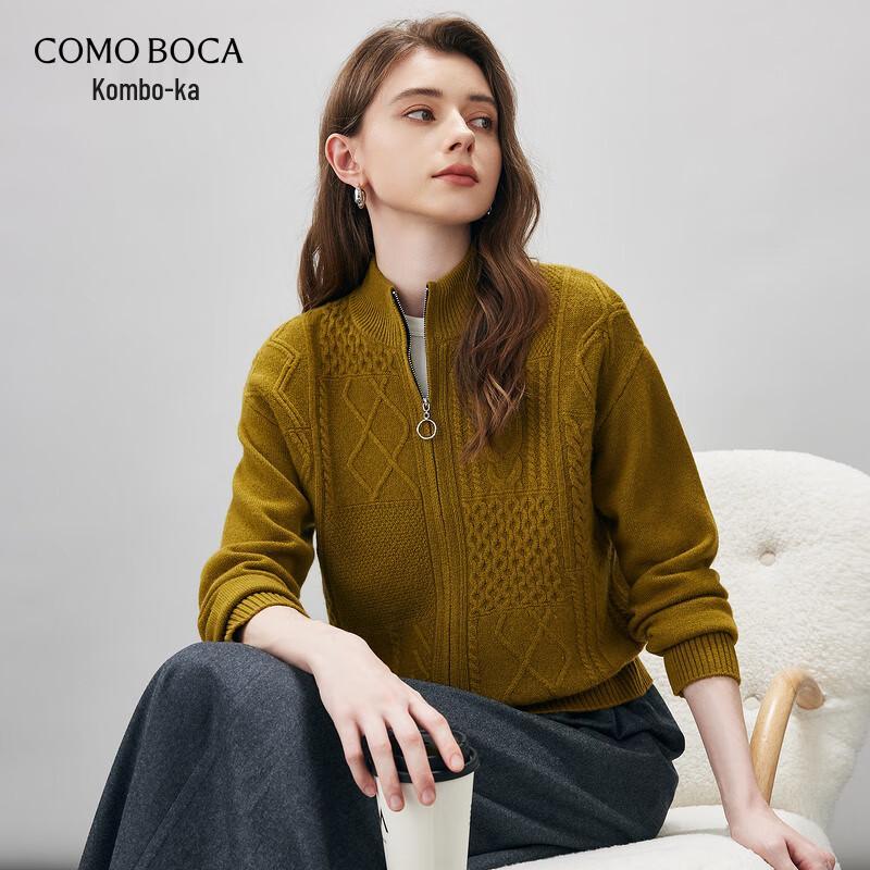 Women's Thick Wool Zipper Cardigan Sweater