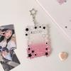 Transparent Star ID Card Holder Cute Girl Photo Card Sleeve Multiuse 3 Inch Card Display Bag Accessory
