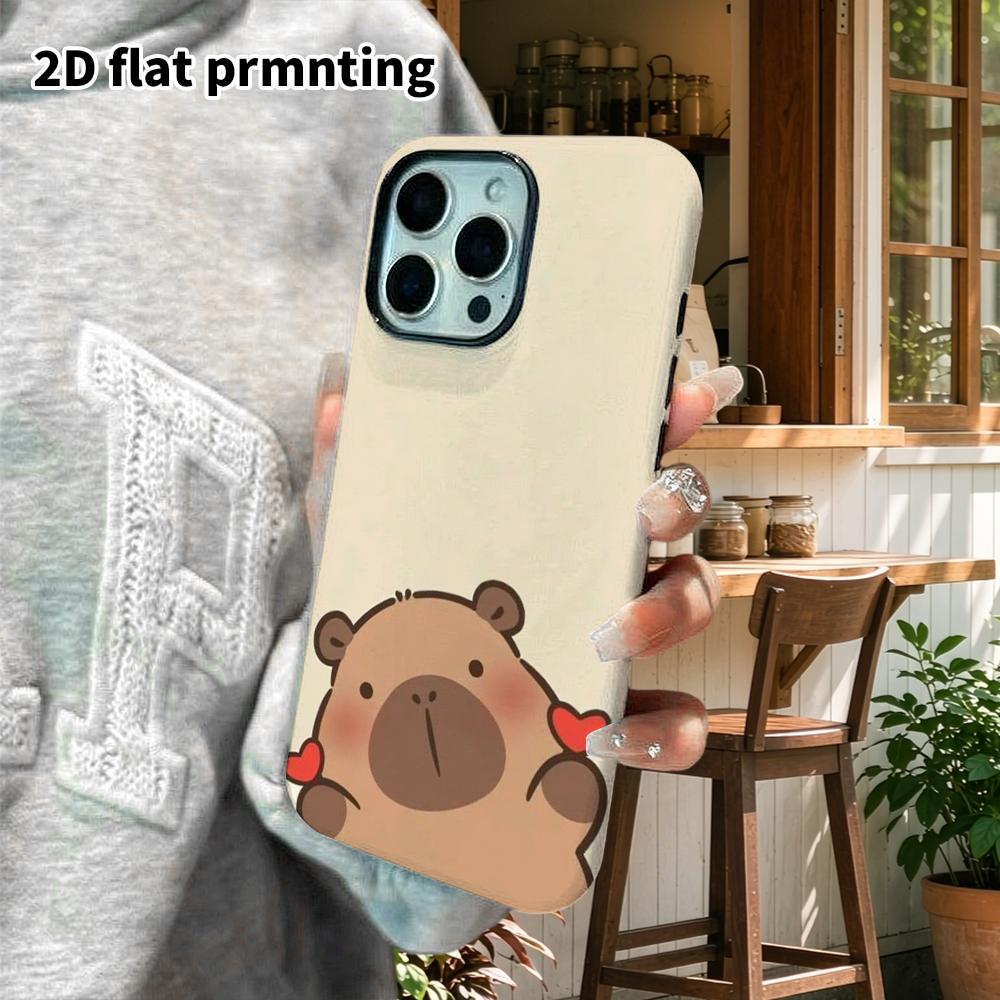 Phone Case: 2D Flat Design Suitable for iPhone 18, 17, 16, 15, 14, 13 Pro Film Protection Case, Couple Style, Favorite Porpoise, Christmas and Hallowe