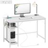 Computer Desk, with Power Sockets - White