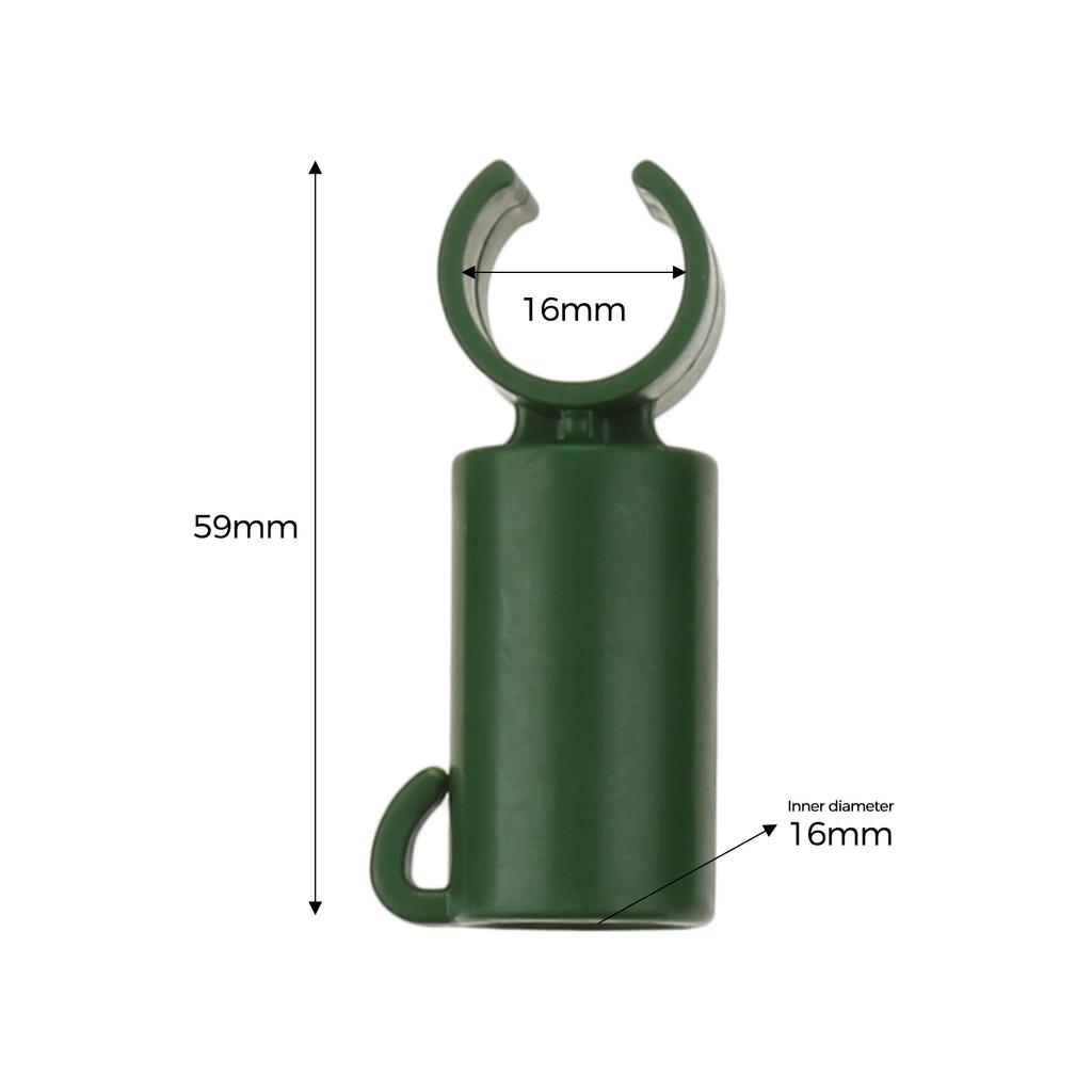 Connettore Staffa Supporto Crescita Piante Serra 10 Pezzi Staffa Supporto Rampicanti per Tubo da 16mm Giardino Pilastri Superiori Giunto Fisso