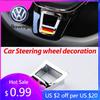 2026 Heiß Für Volkswagen VW Auto Styling Lenkradabdeckungen Aufkleber Zubehör Für Volkswagen GOLF 7 GTi MK7 POLO 2014 2015 P
